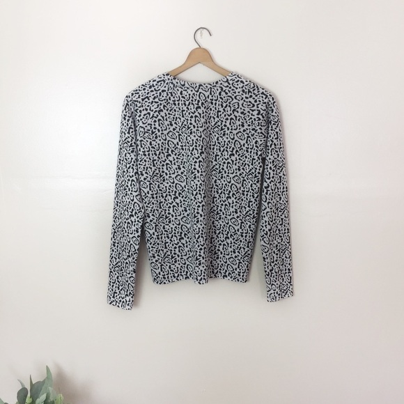 Jack by BB Dakota White Animal Print Sweater - Picture 8 of 9